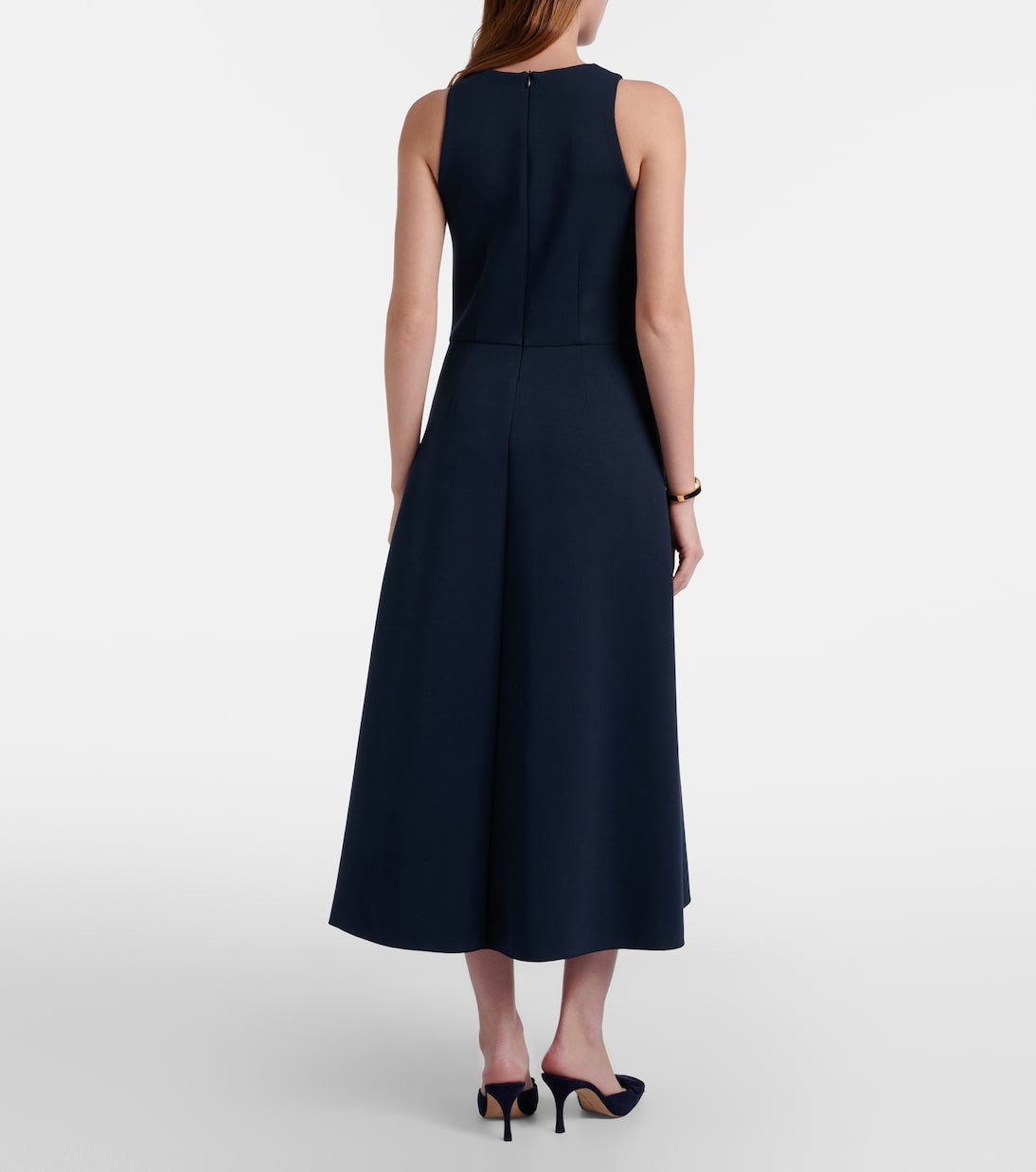 Cannone cotton-blend jersey midi dress | 'S Max Mara
