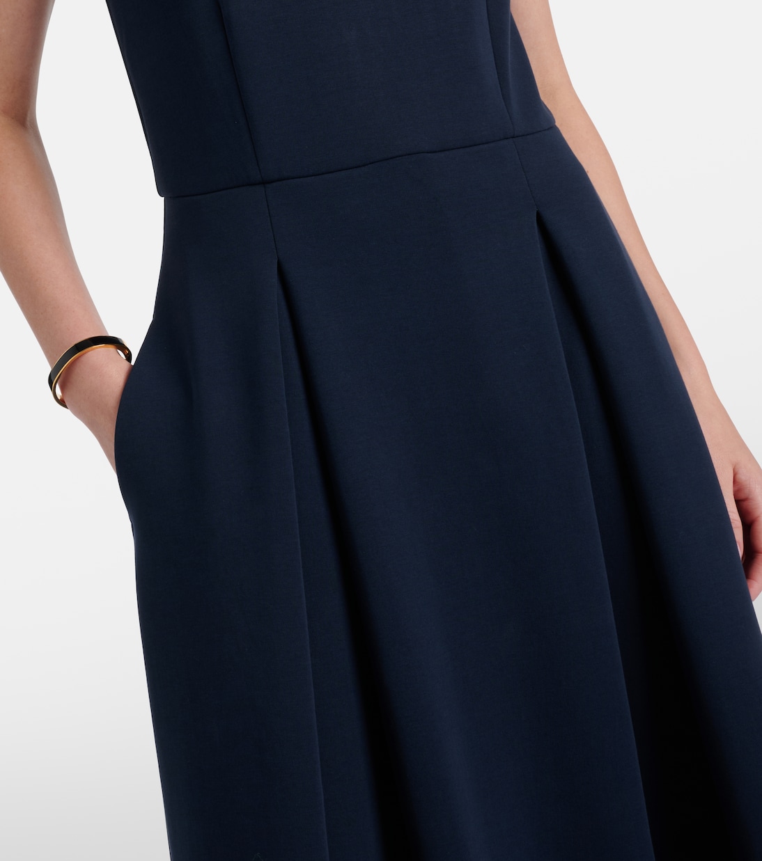 Cannone cotton-blend jersey midi dress | 'S Max Mara