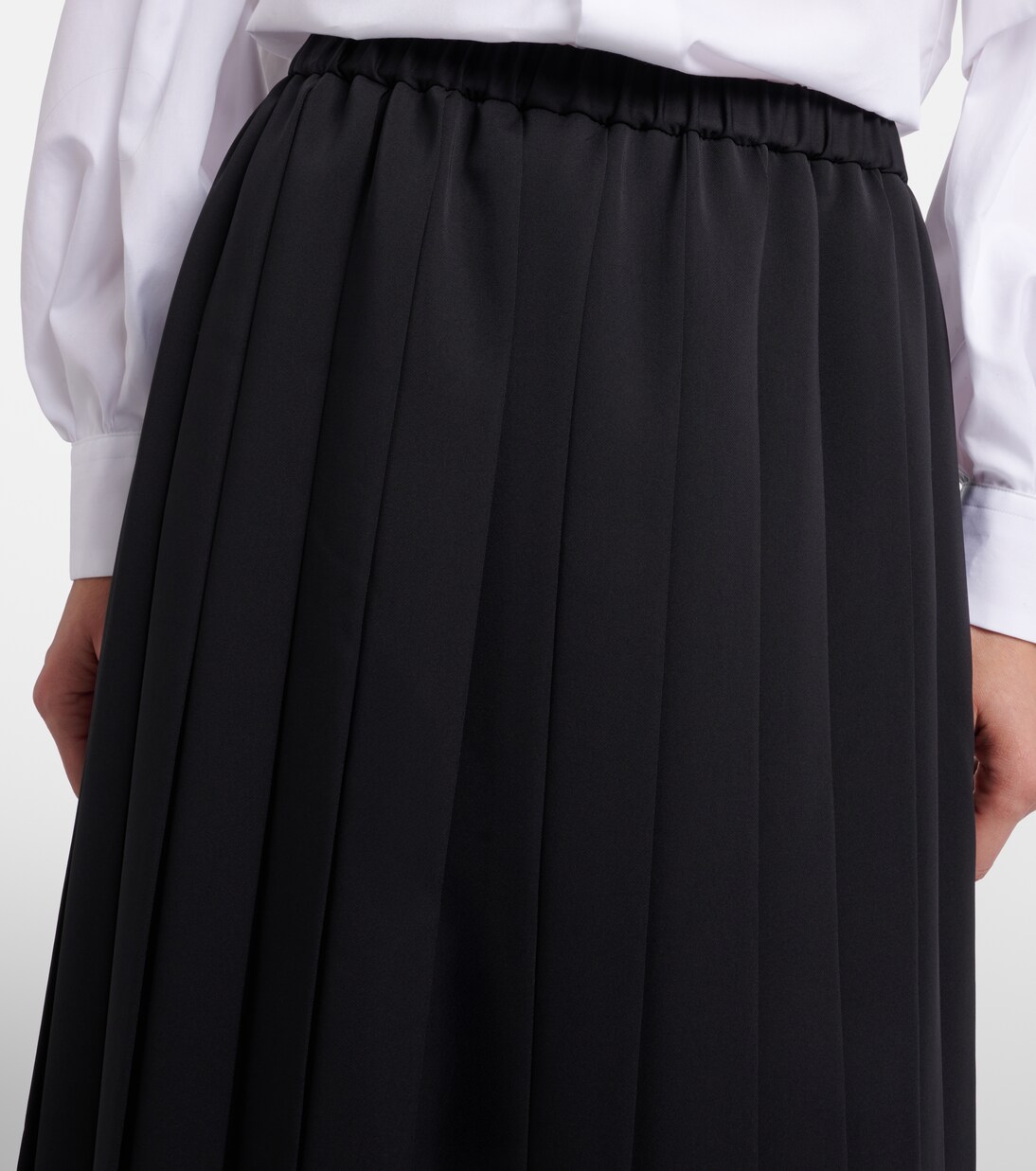 Pleated midi skirt | Junya Watanabe