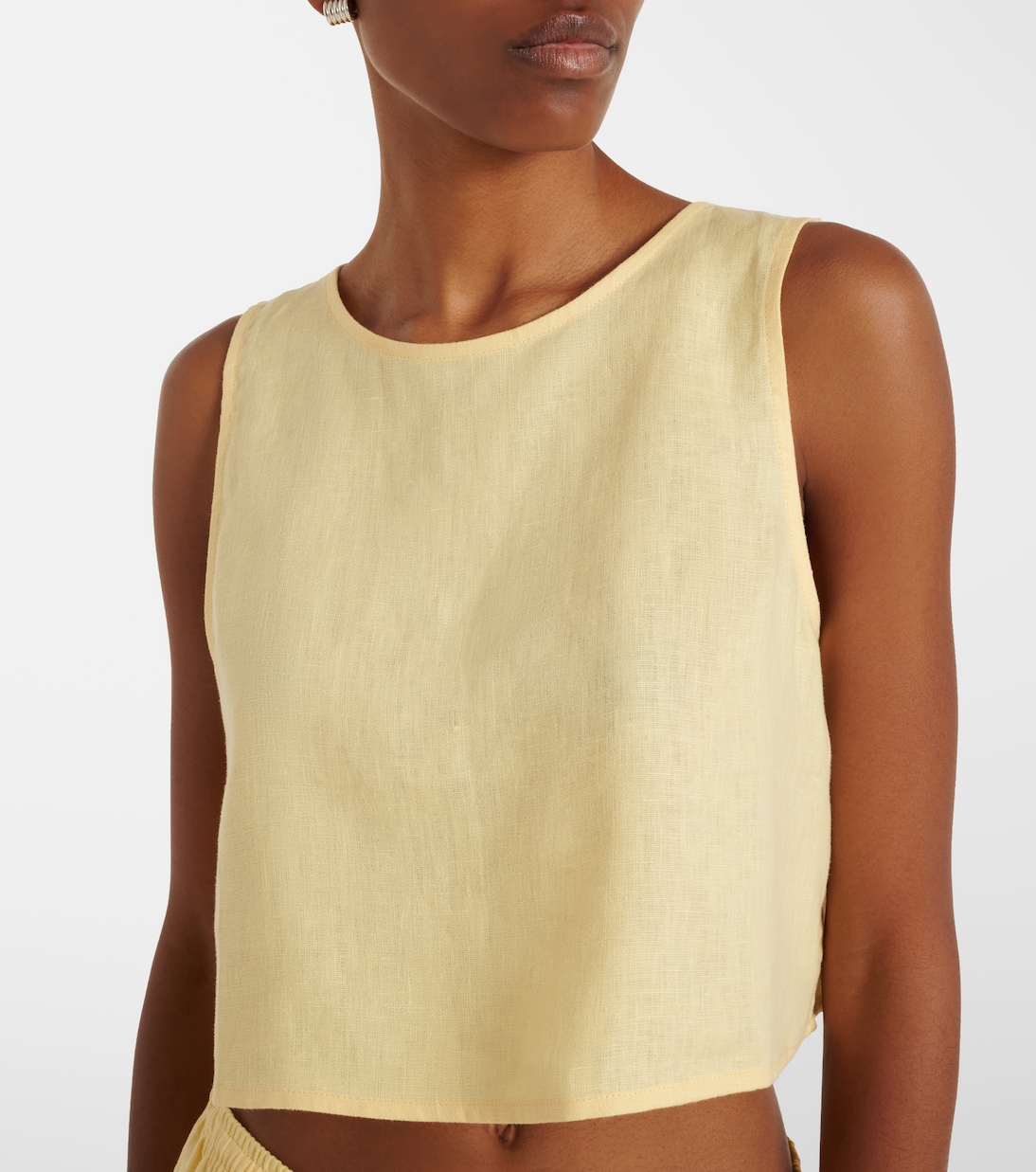 Kobe linen top | Asceno