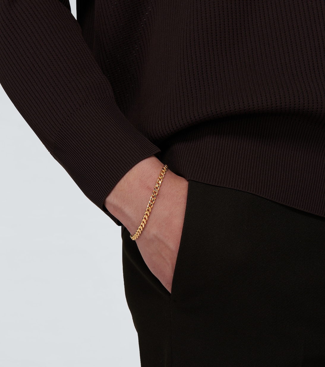 Bracciale Chains placcato in oro | Bottega Veneta
