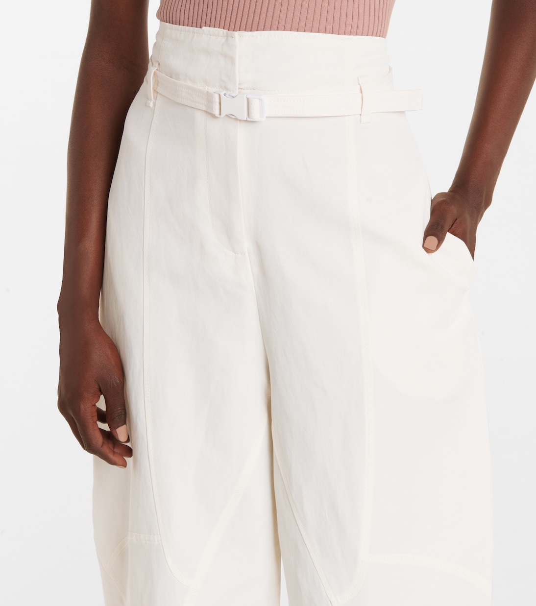 Daisy high-rise cropped pants | Stella McCartney