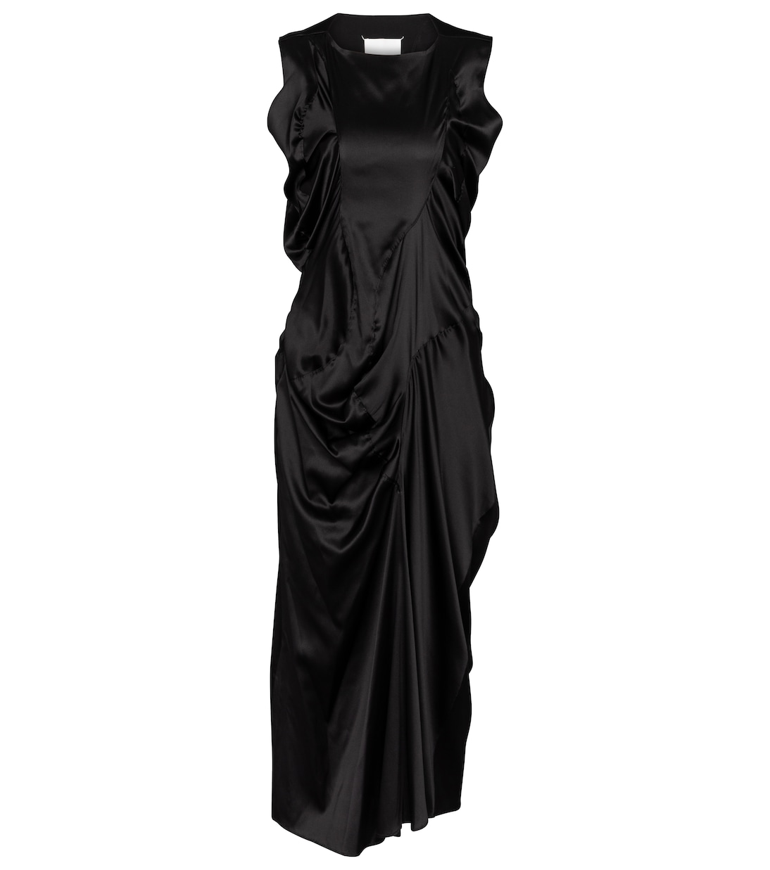 Robe midi en satin de soie mélangée | Maison Margiela