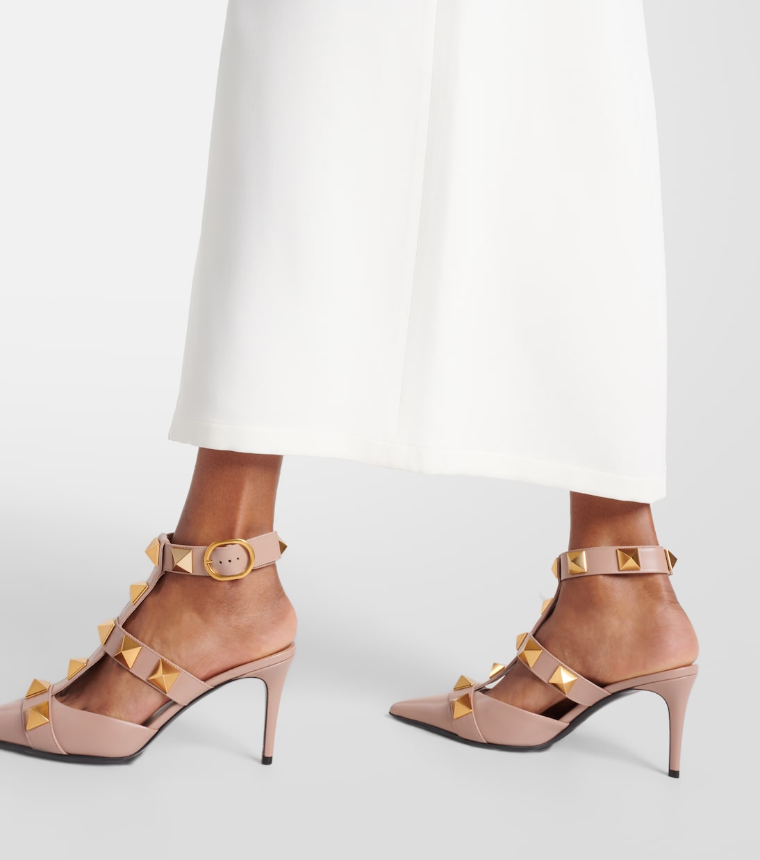 Mules Roman Stud 80 aus Leder | Valentino Garavani