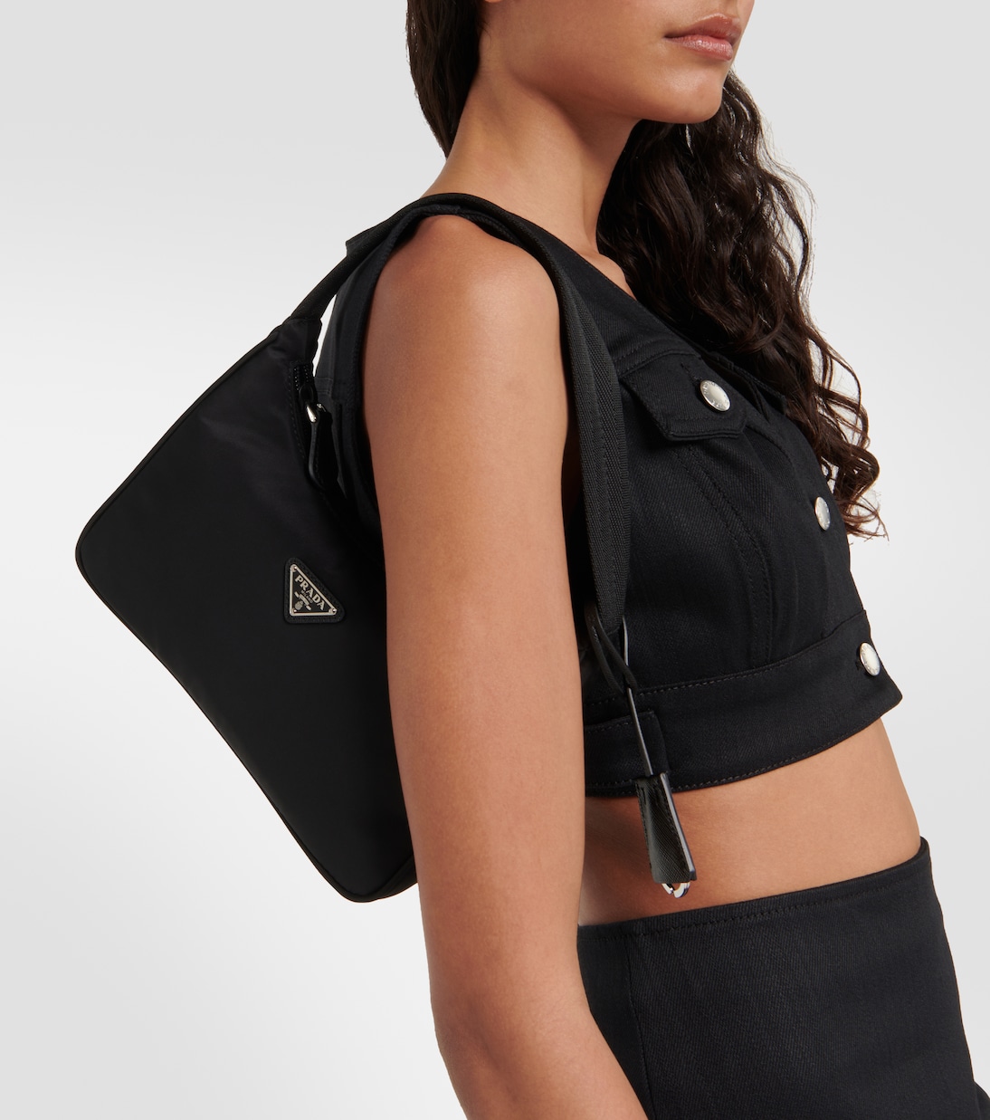 Schultertasche Re-Edition 2000 aus Re-Nylon | Prada