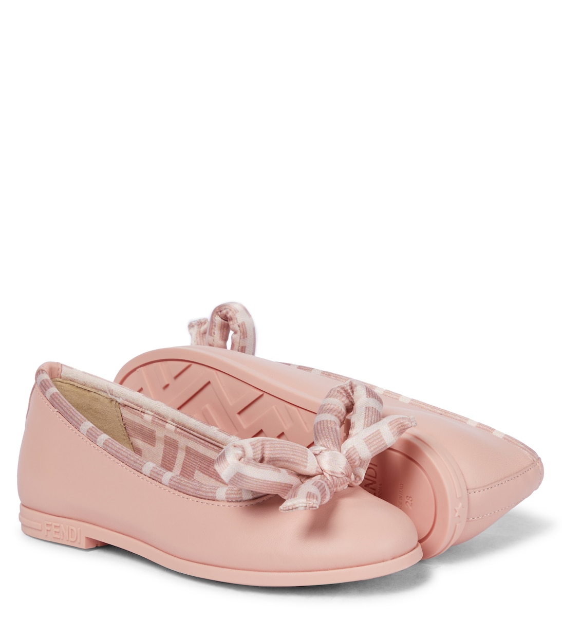 Ballerine in pelle | Fendi Kids