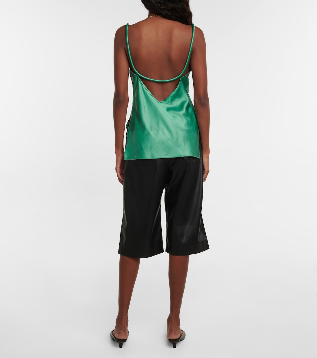 Top Neza aus Satin | Nanushka