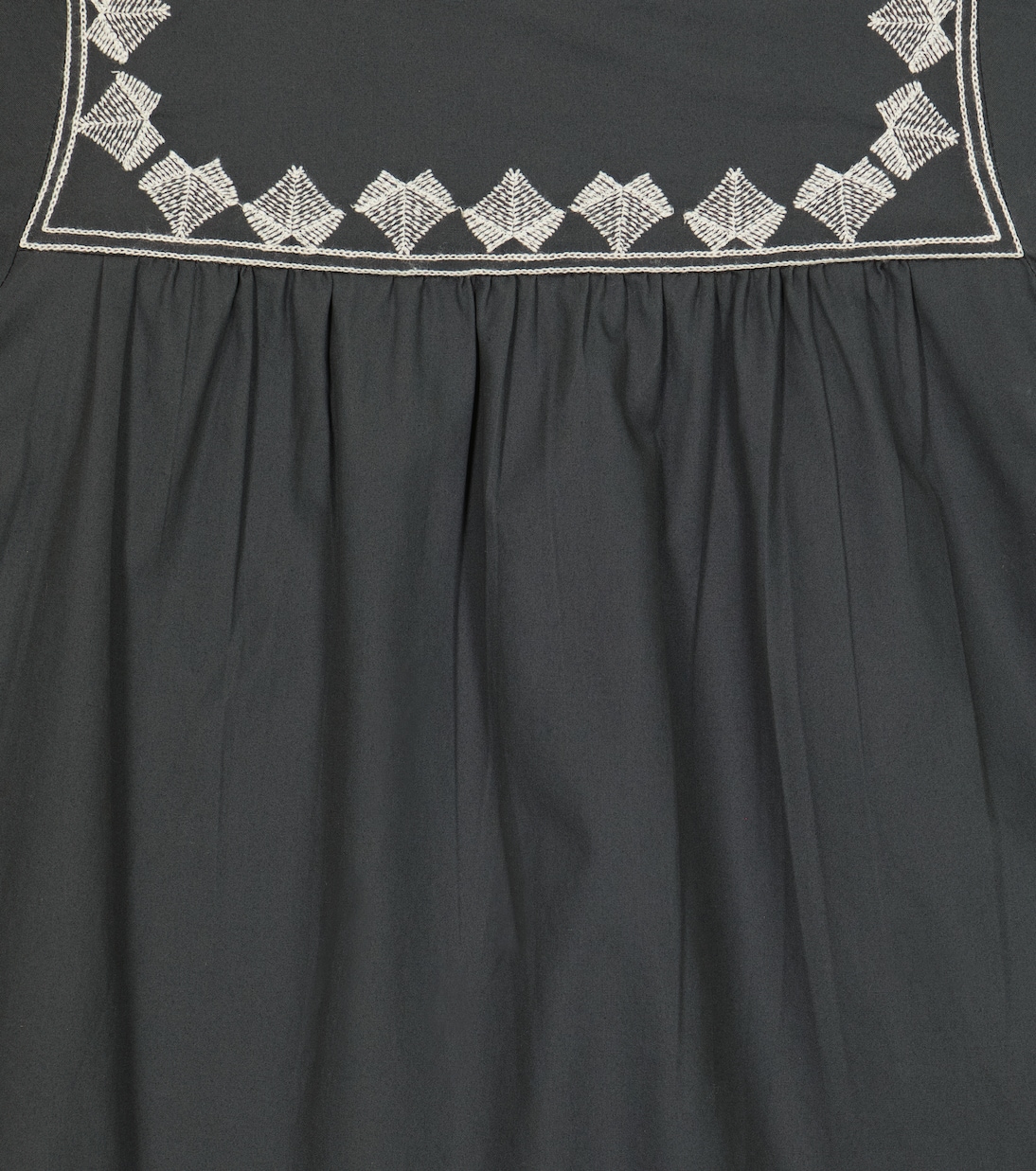 Besticktes Kleid aus Baumwolle | Bonpoint