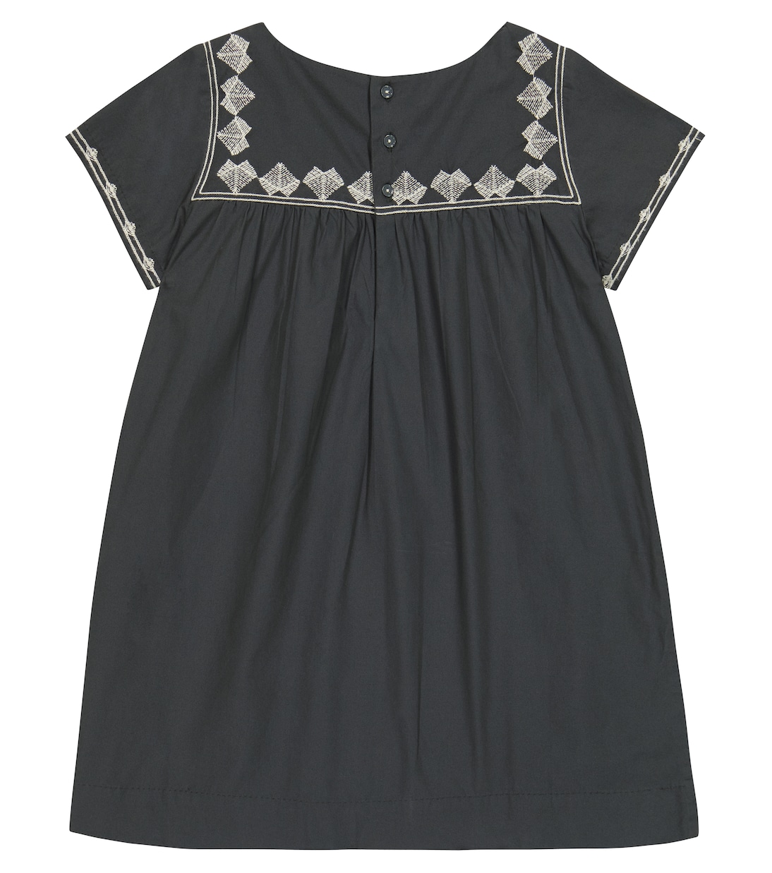 Besticktes Kleid aus Baumwolle | Bonpoint
