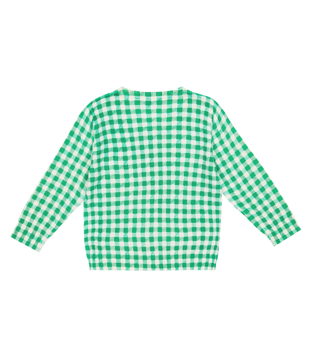 Cardigan Aversa en coton à carreaux vichy | Bonpoint