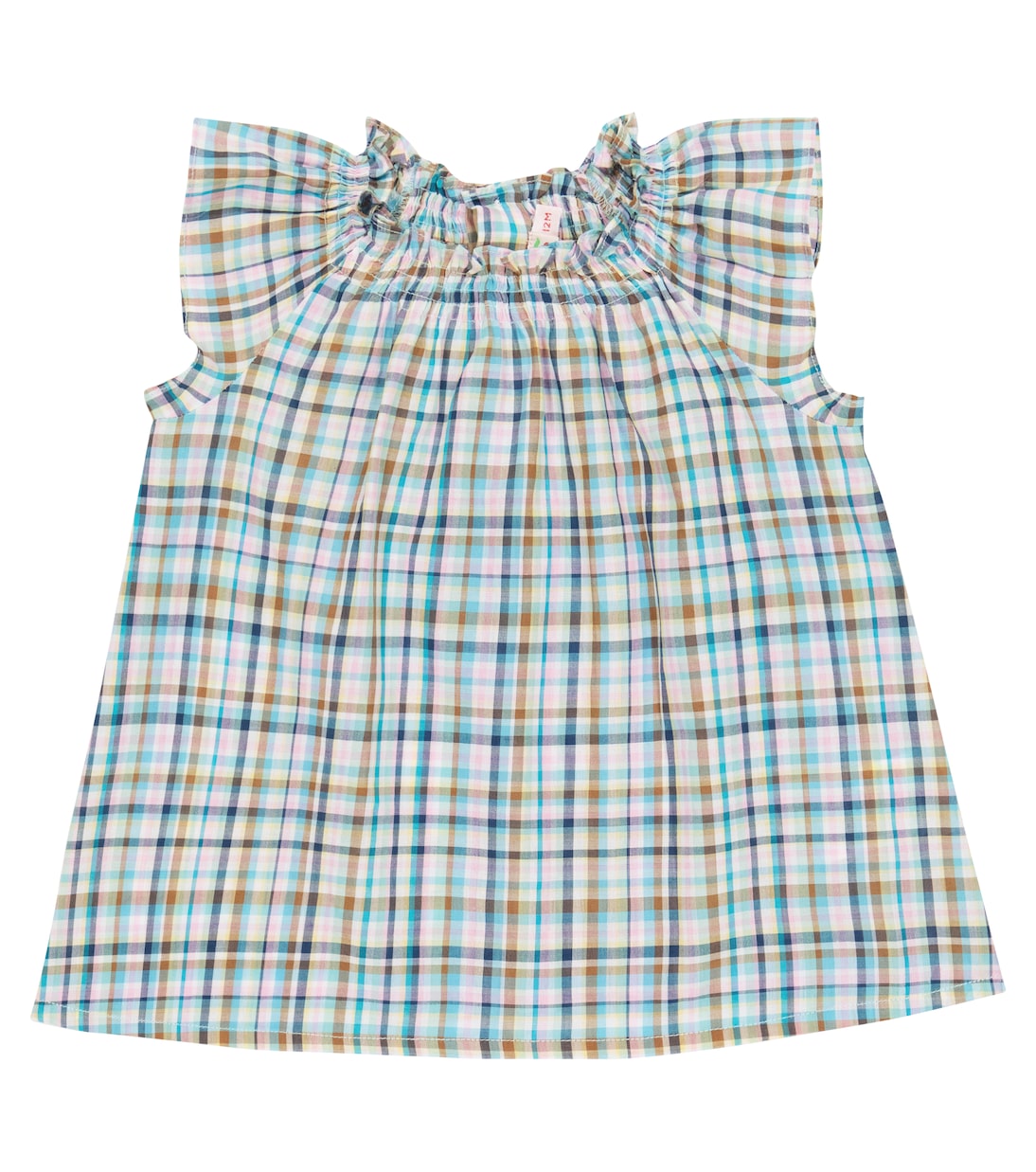 Baby - Blusa Ange in cotone a quadri | Bonpoint