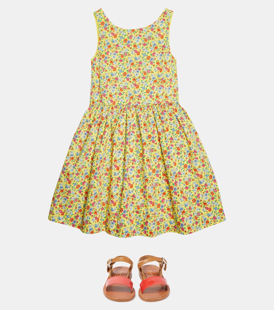 Bedrucktes Kleid aus Baumwolle | Polo Ralph Lauren Kids