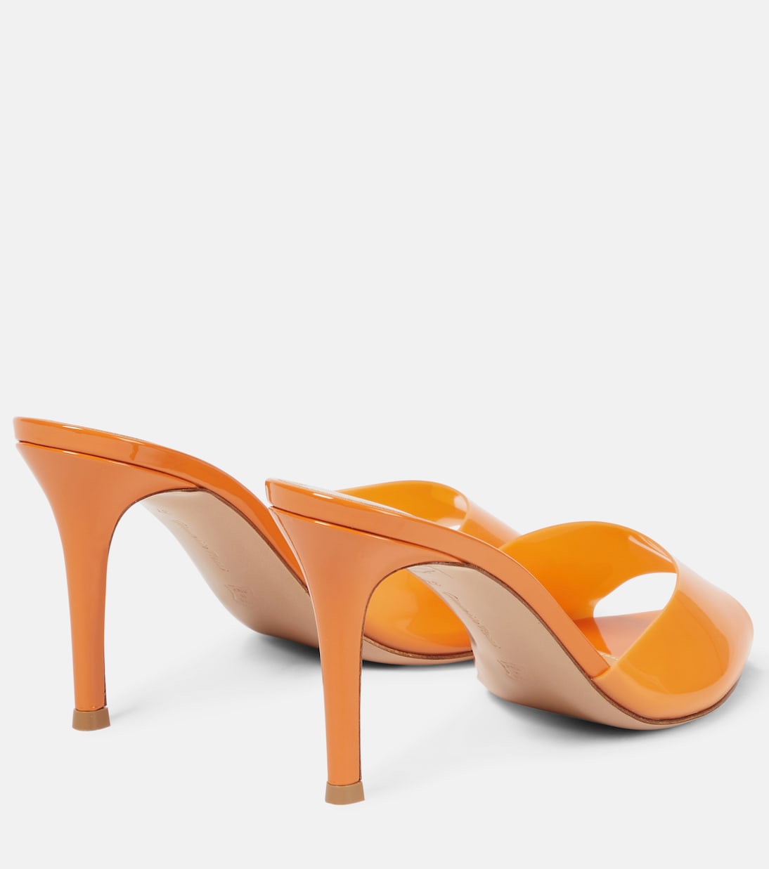 Pantoletten Elle 85 mit Leder | Gianvito Rossi