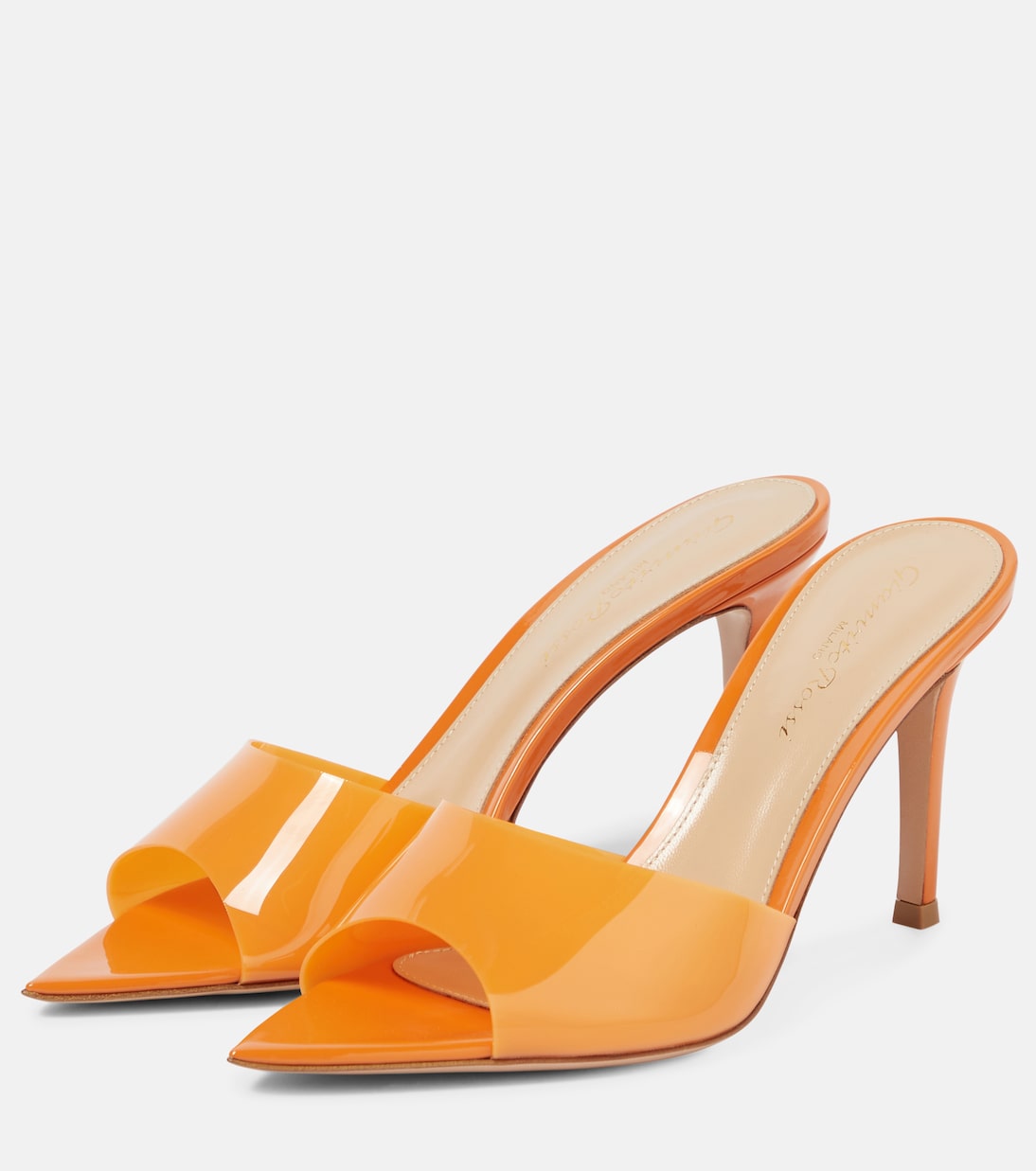 Pantoletten Elle 85 mit Leder | Gianvito Rossi
