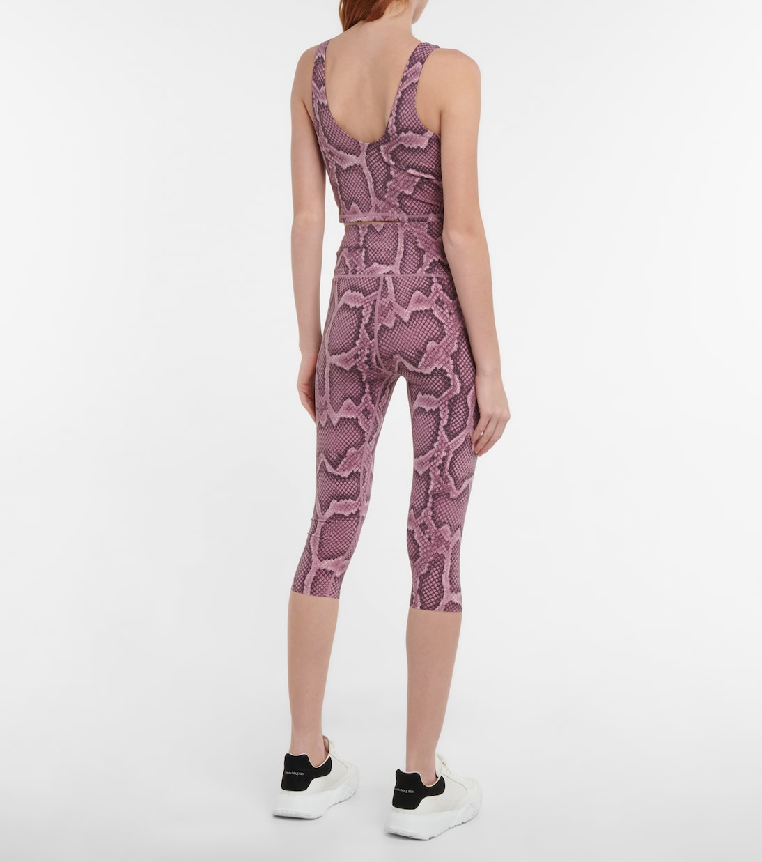 Walker snake-print sports bra | Varley