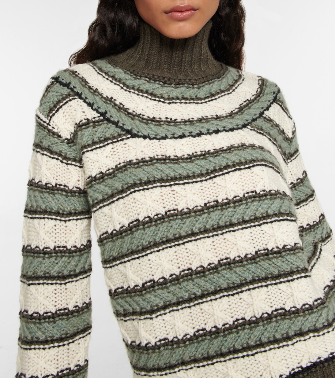 Pull rayé en cachemire | Loro Piana