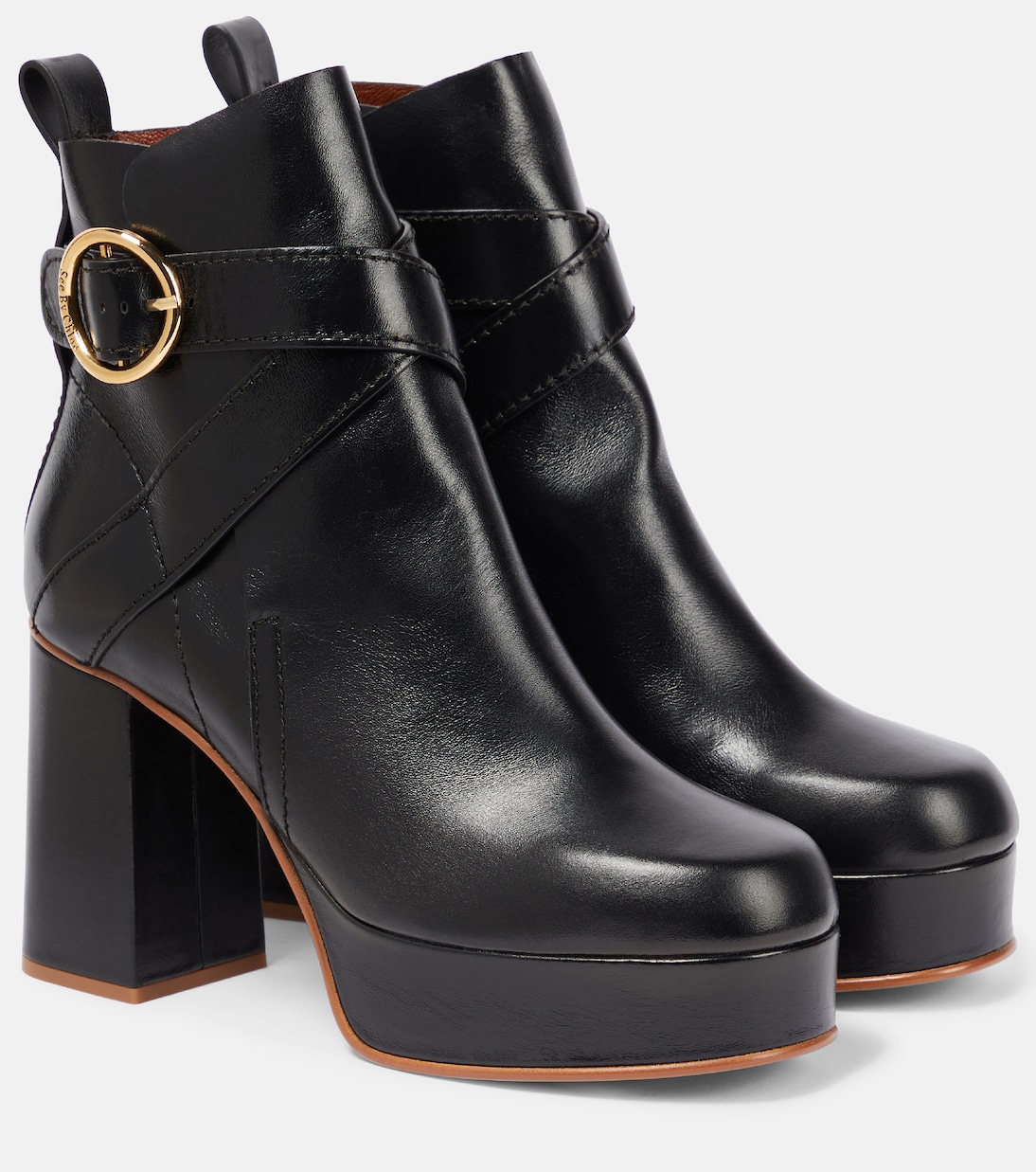 Ankle Boots Lyna aus Leder | See By Chloé