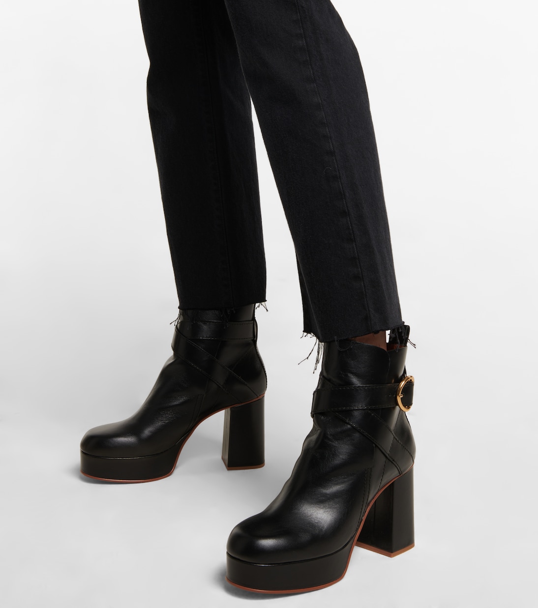 Ankle Boots Lyna aus Leder | See By Chloé
