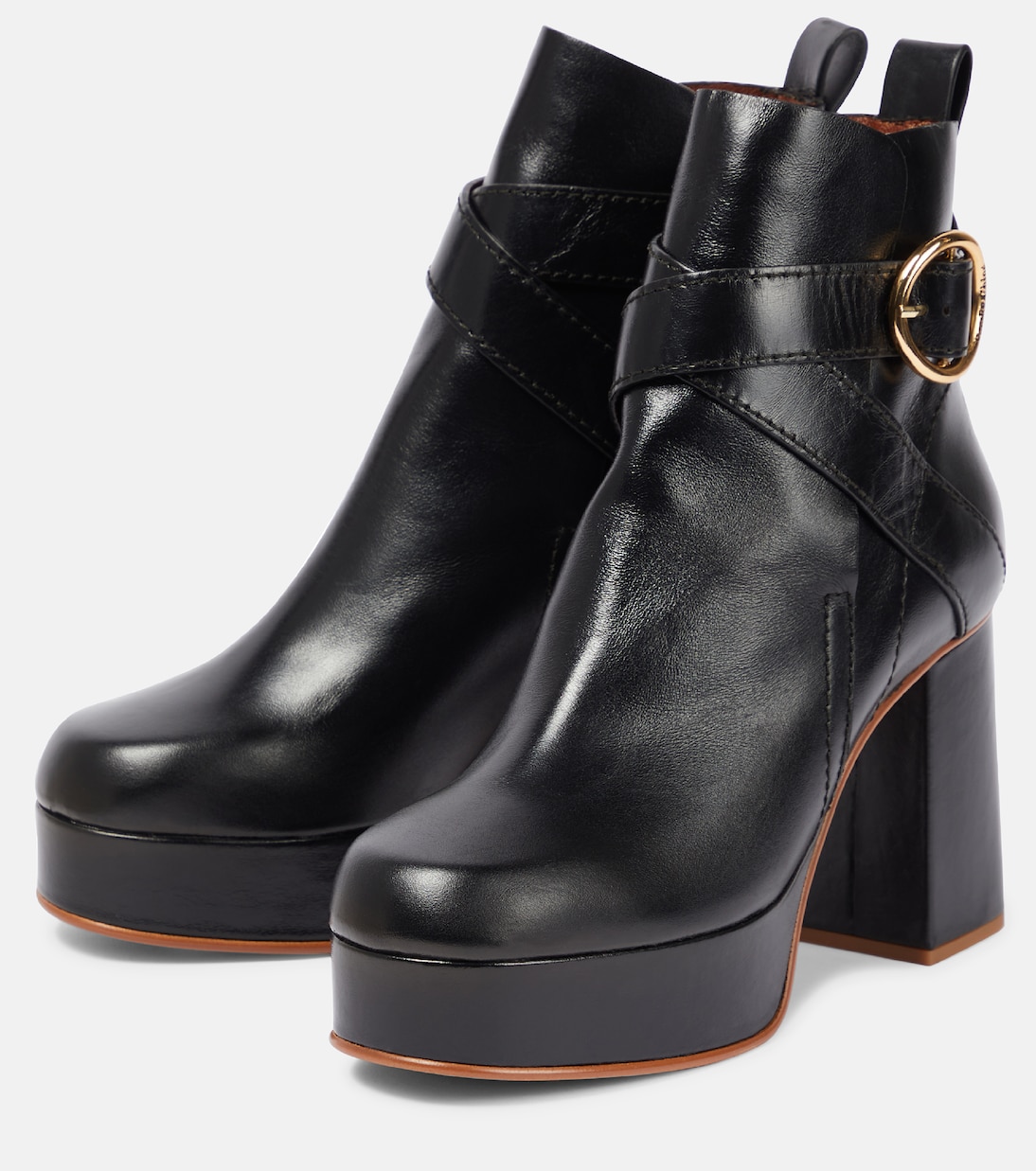 Ankle Boots Lyna aus Leder | See By Chloé