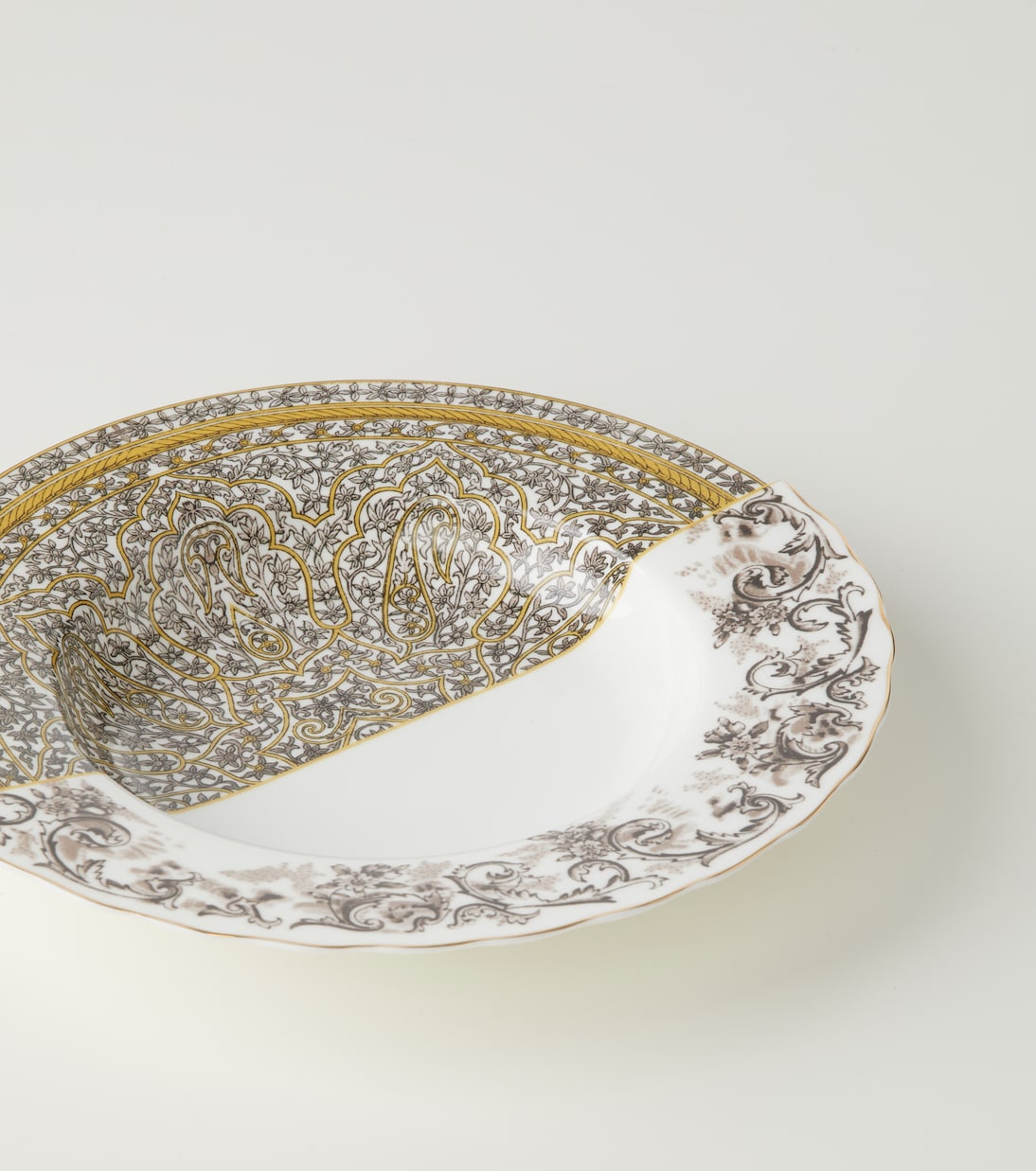 Hybrid Agroha bone china soup plate | Seletti