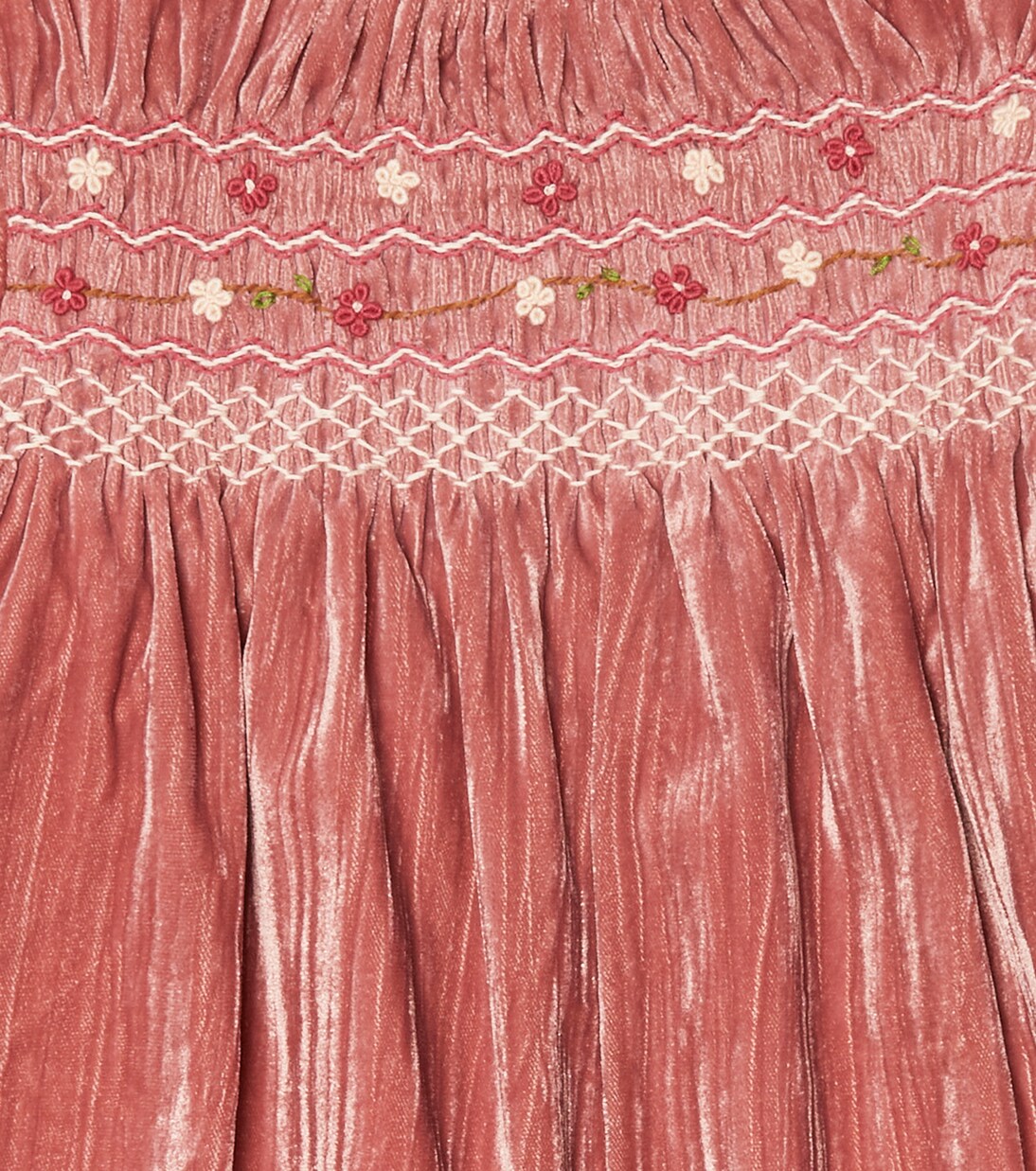 Besticktes Kleid Chachani aus Samt | Louise Misha