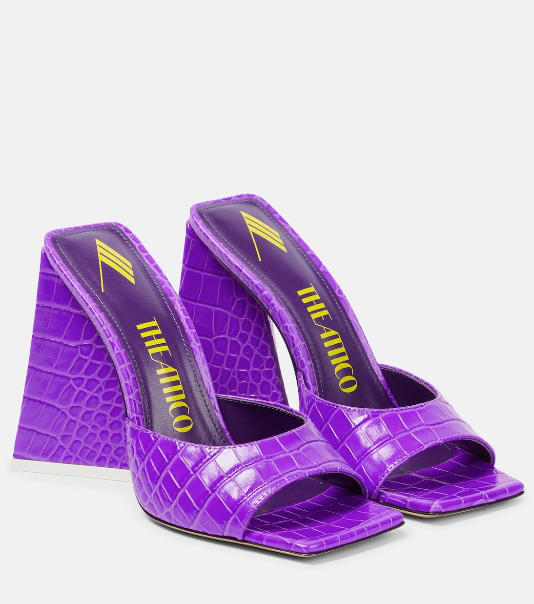 Mules Devon in pelle stampata | The Attico