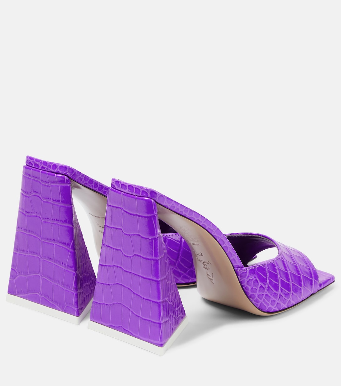 Mules Devon in pelle stampata | The Attico
