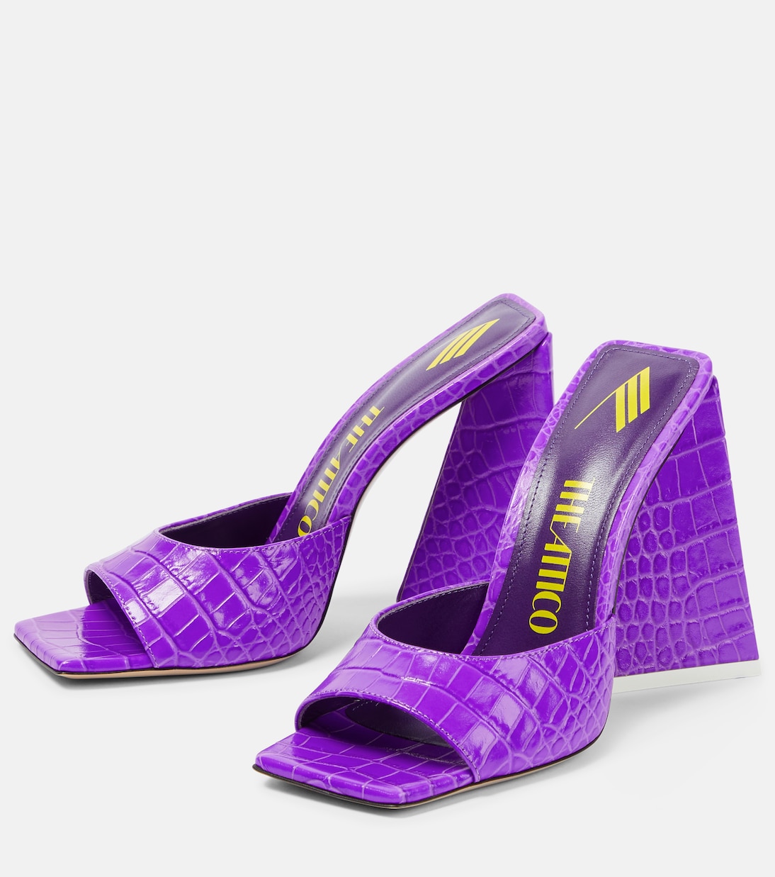 Mules Devon in pelle stampata | The Attico