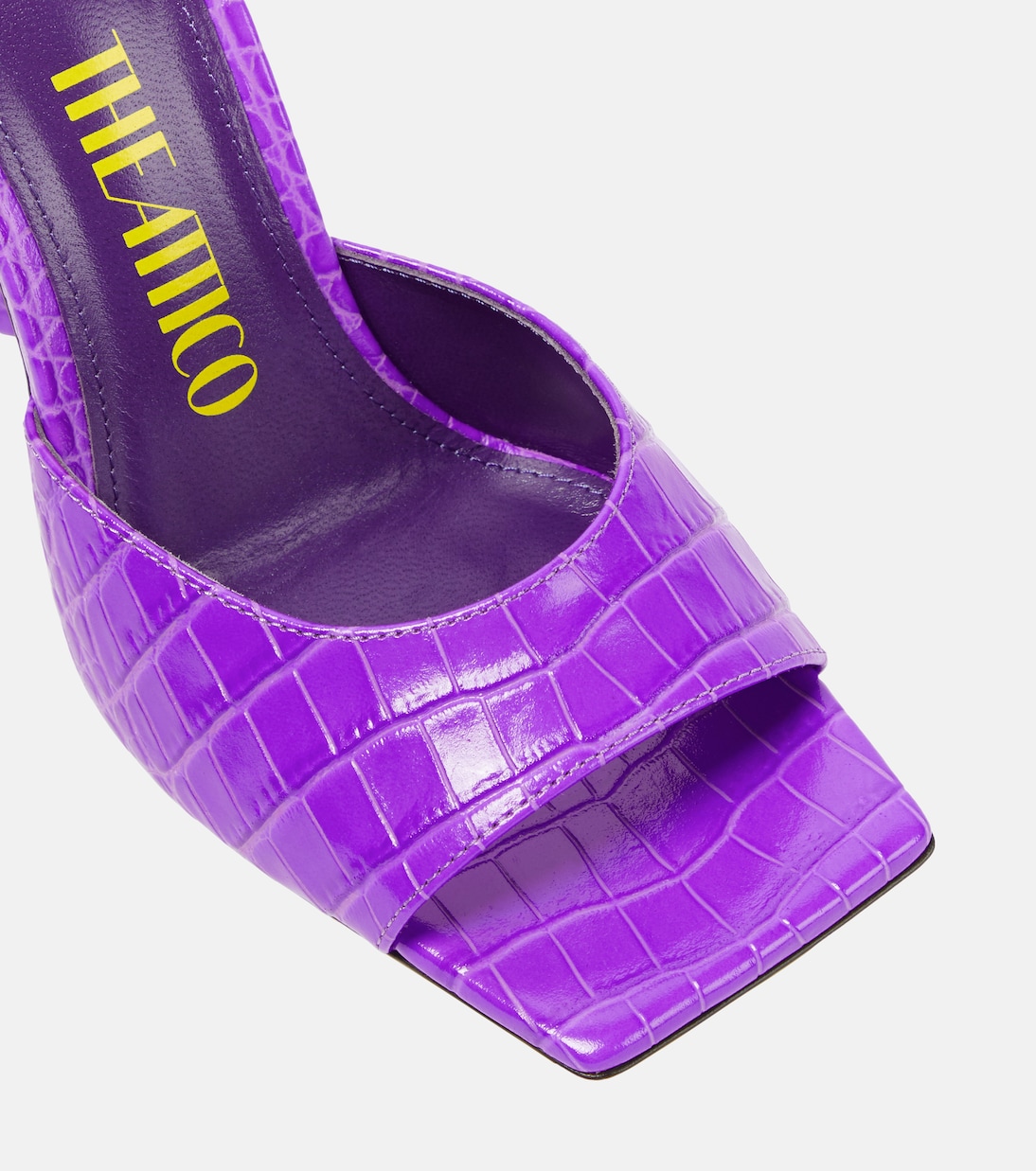 Mules Devon in pelle stampata | The Attico