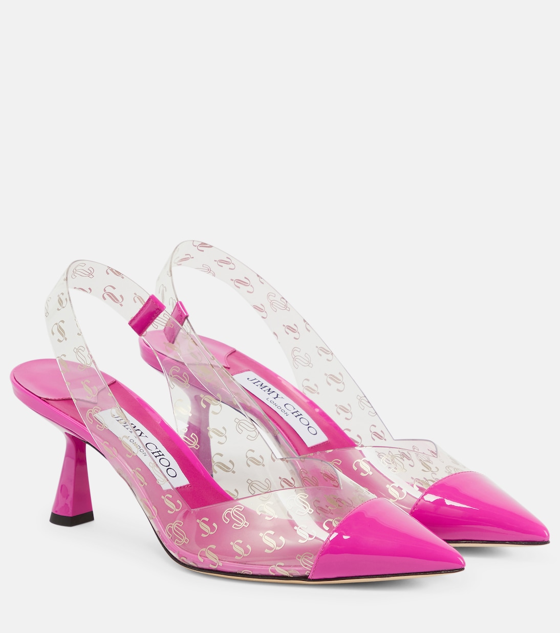 Liya 65 logo PVC slingback pumps | Jimmy Choo