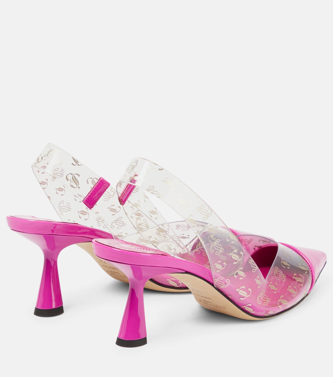 Liya 65 logo PVC slingback pumps | Jimmy Choo
