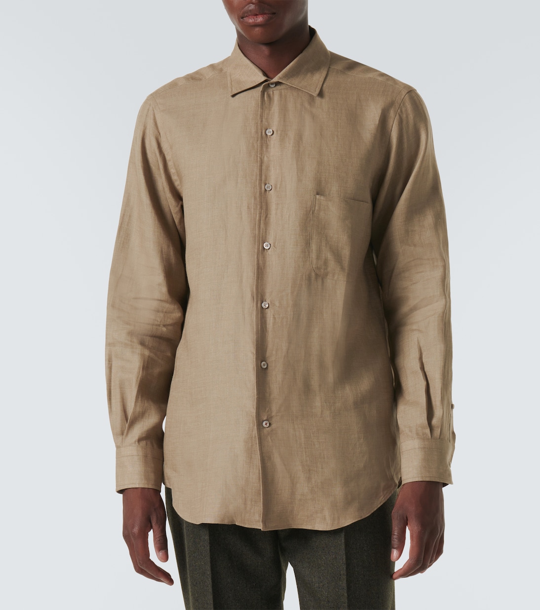 Camicia André in lino | Loro Piana