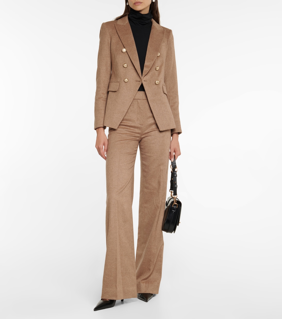 Pantalon droit à taille haute | Veronica Beard