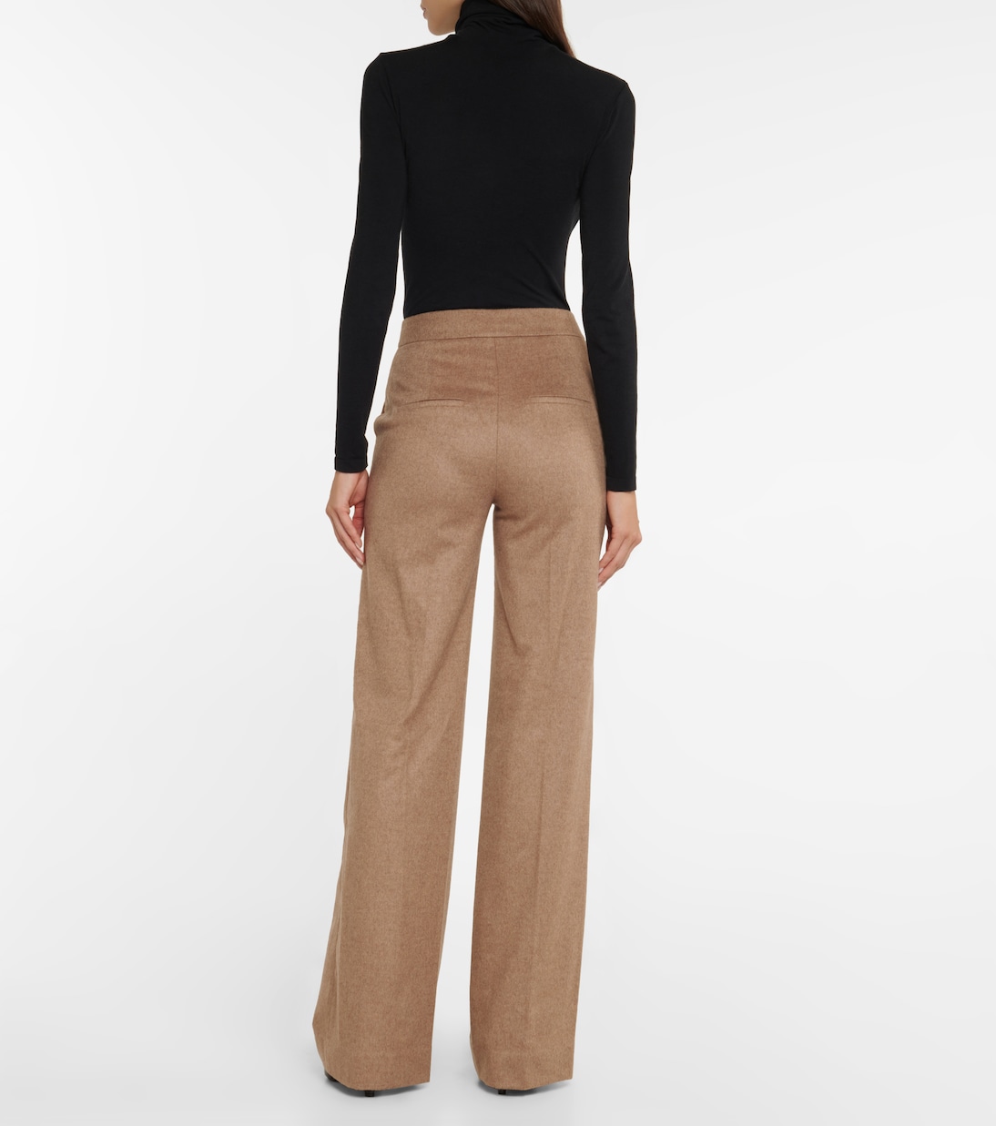 Pantalon droit à taille haute | Veronica Beard