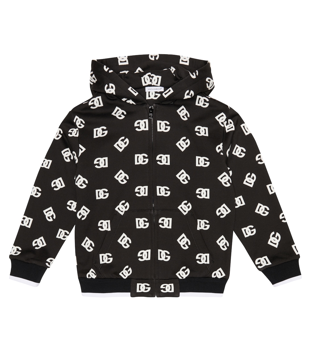 Sudadera de algodón con cremallera | Dolce&Gabbana Kids