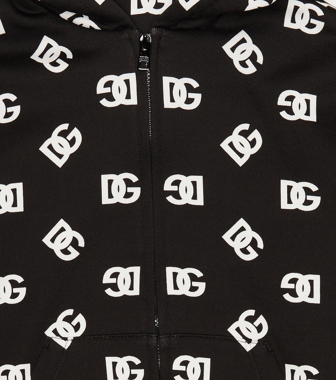 Sudadera de algodón con cremallera | Dolce&Gabbana Kids