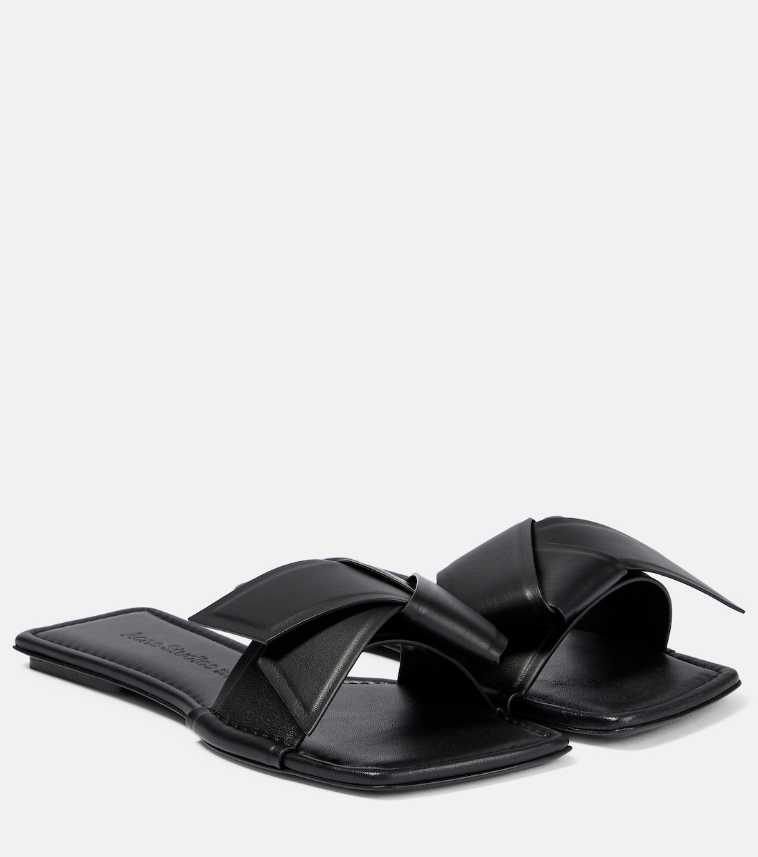 Pantoletten Musubi aus Leder | Acne Studios