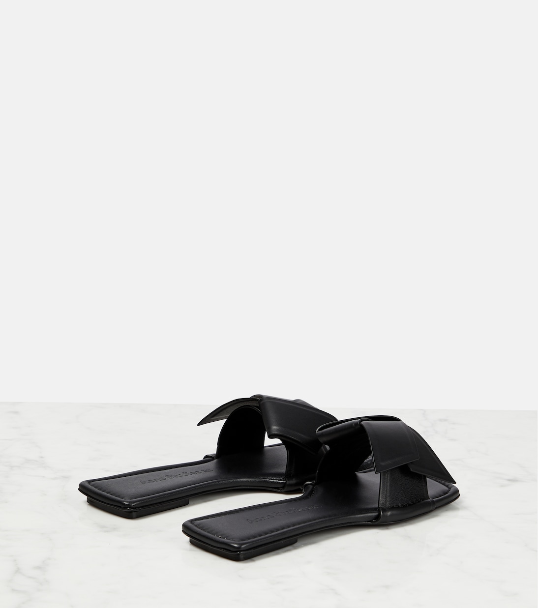 Pantoletten Musubi aus Leder | Acne Studios