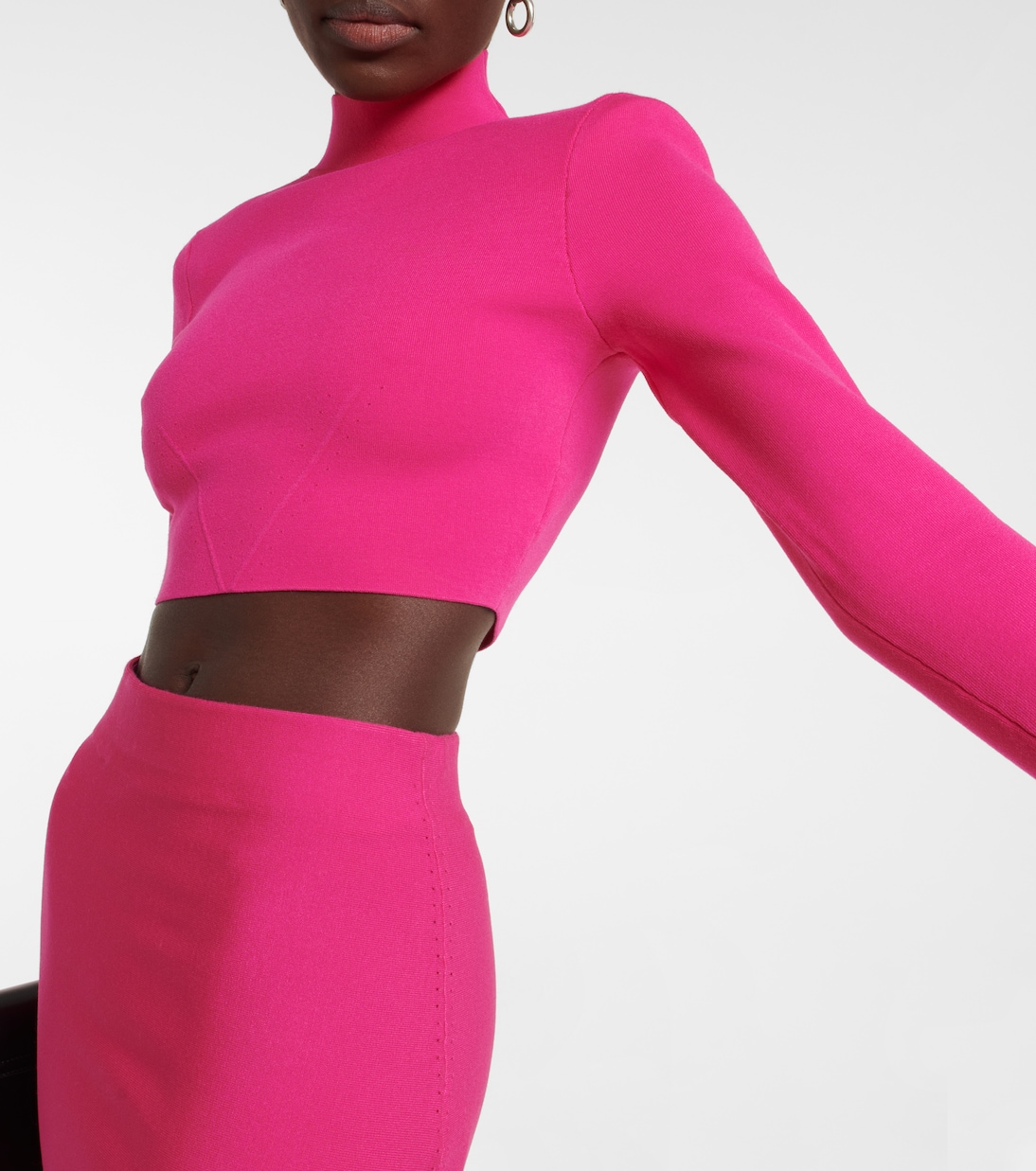 Turtleneck crop top | Roland Mouret