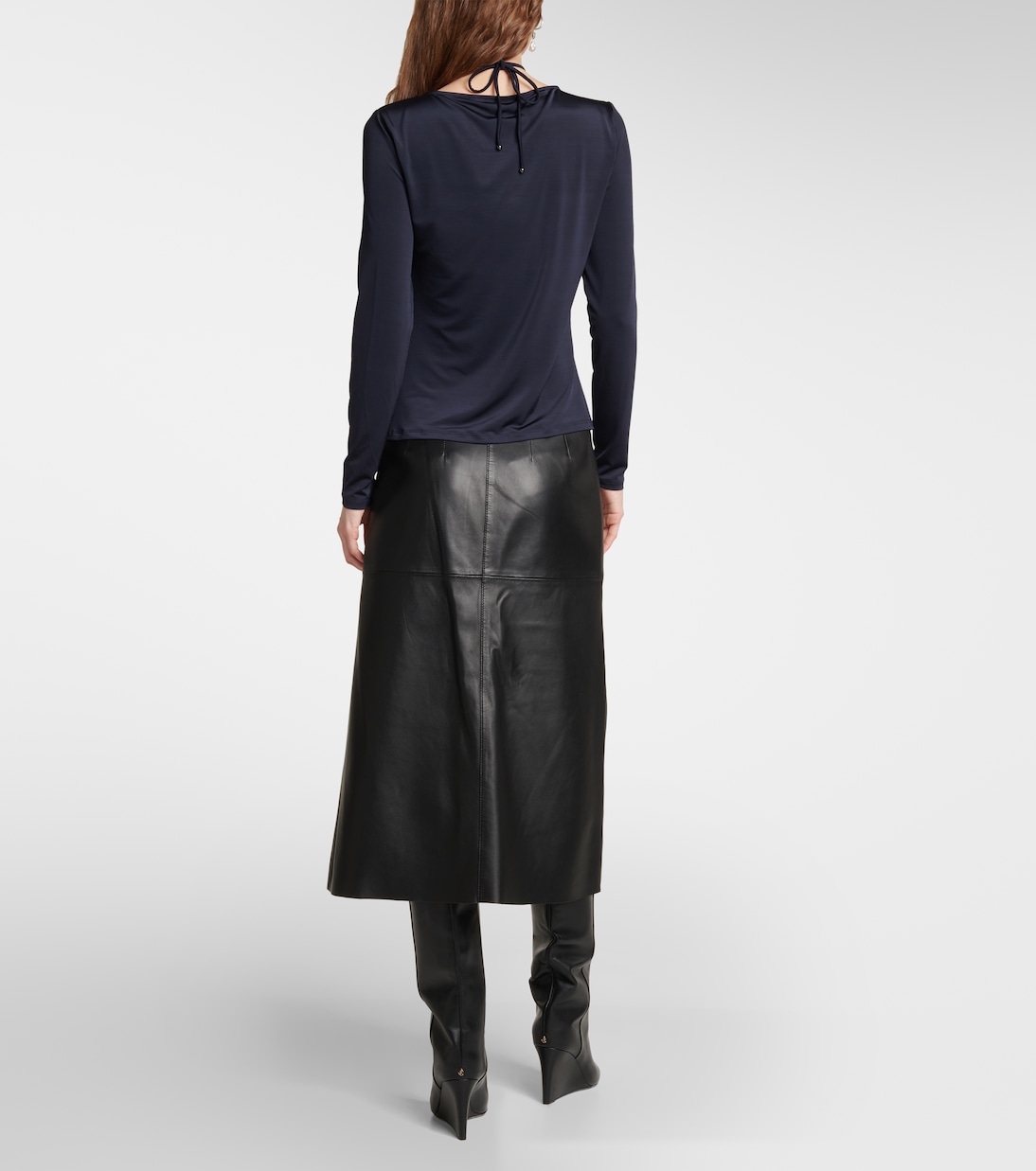 Roque keyhole jersey top | Veronica Beard