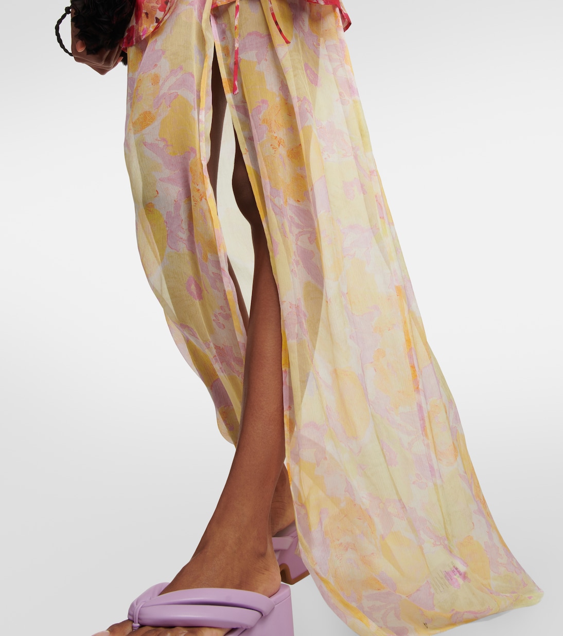 Silene silk maxi skirt | Dries Van Noten