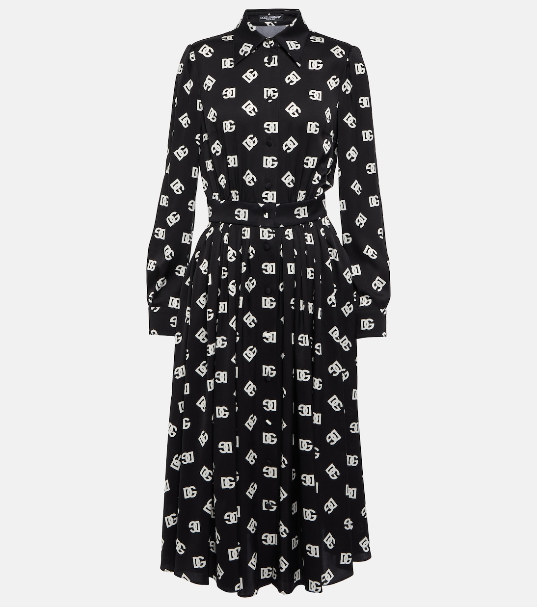 Midikleid aus einem Seidengemisch | Dolce&Gabbana