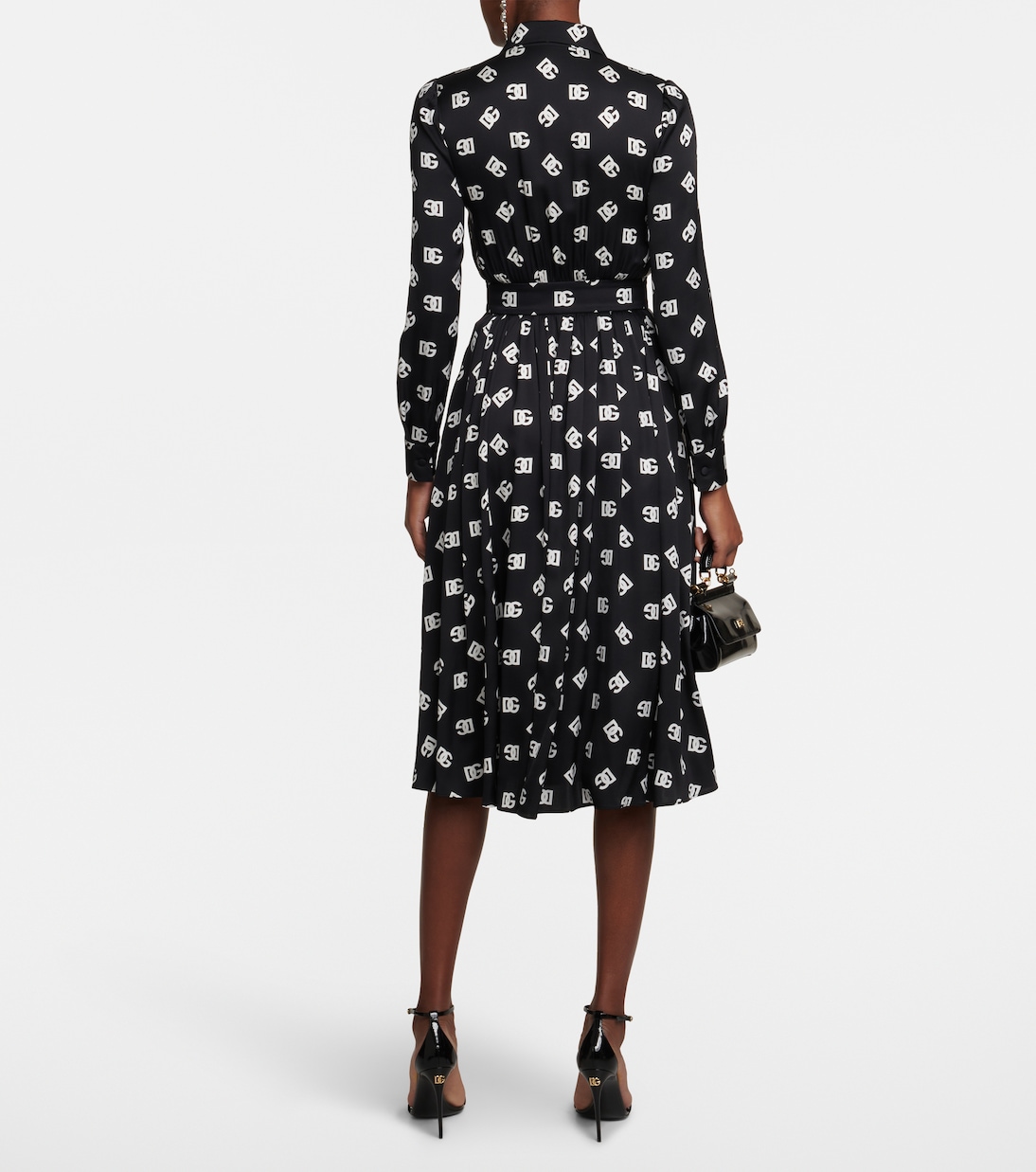 Midikleid aus einem Seidengemisch | Dolce&Gabbana
