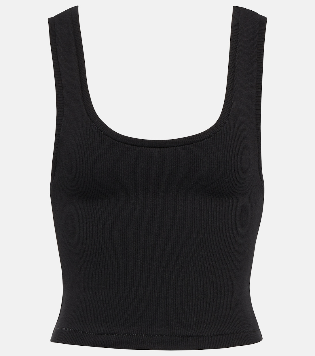 Tank top en mezcla de algodón acanalado | Wardrobe.NYC