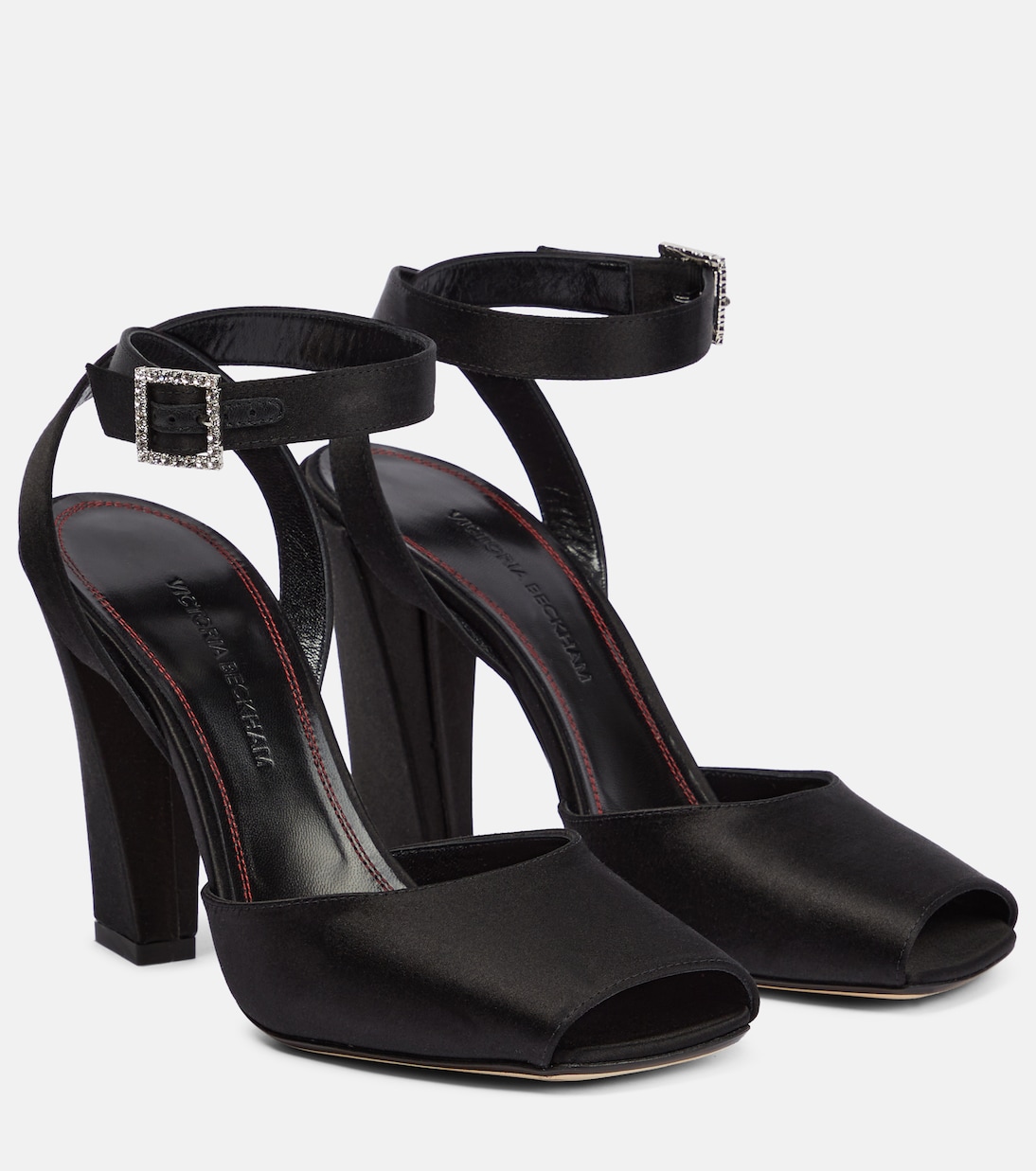 Sandalen Eliza aus Satin | Victoria Beckham
