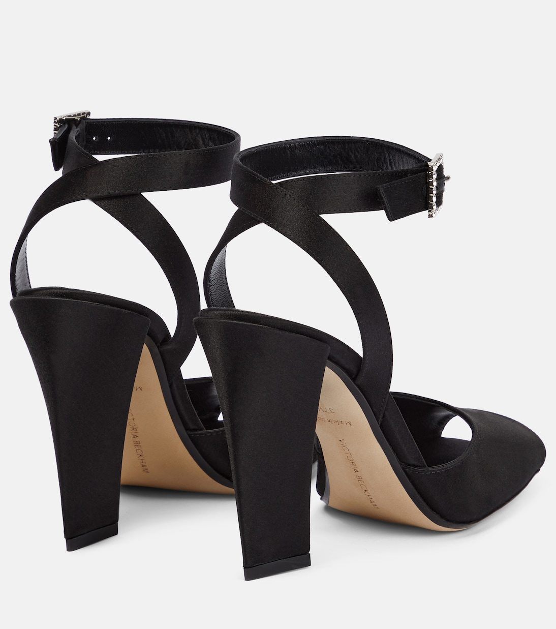 Sandalen Eliza aus Satin | Victoria Beckham