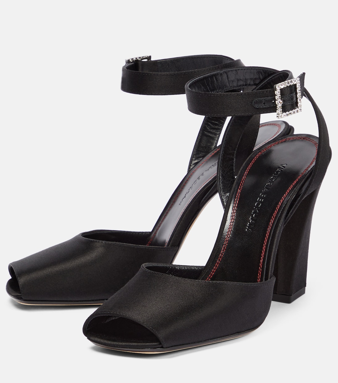 Sandalen Eliza aus Satin | Victoria Beckham