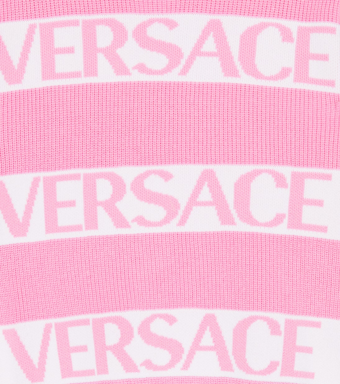 Pull en jacquard de coton à logo | Versace Kids