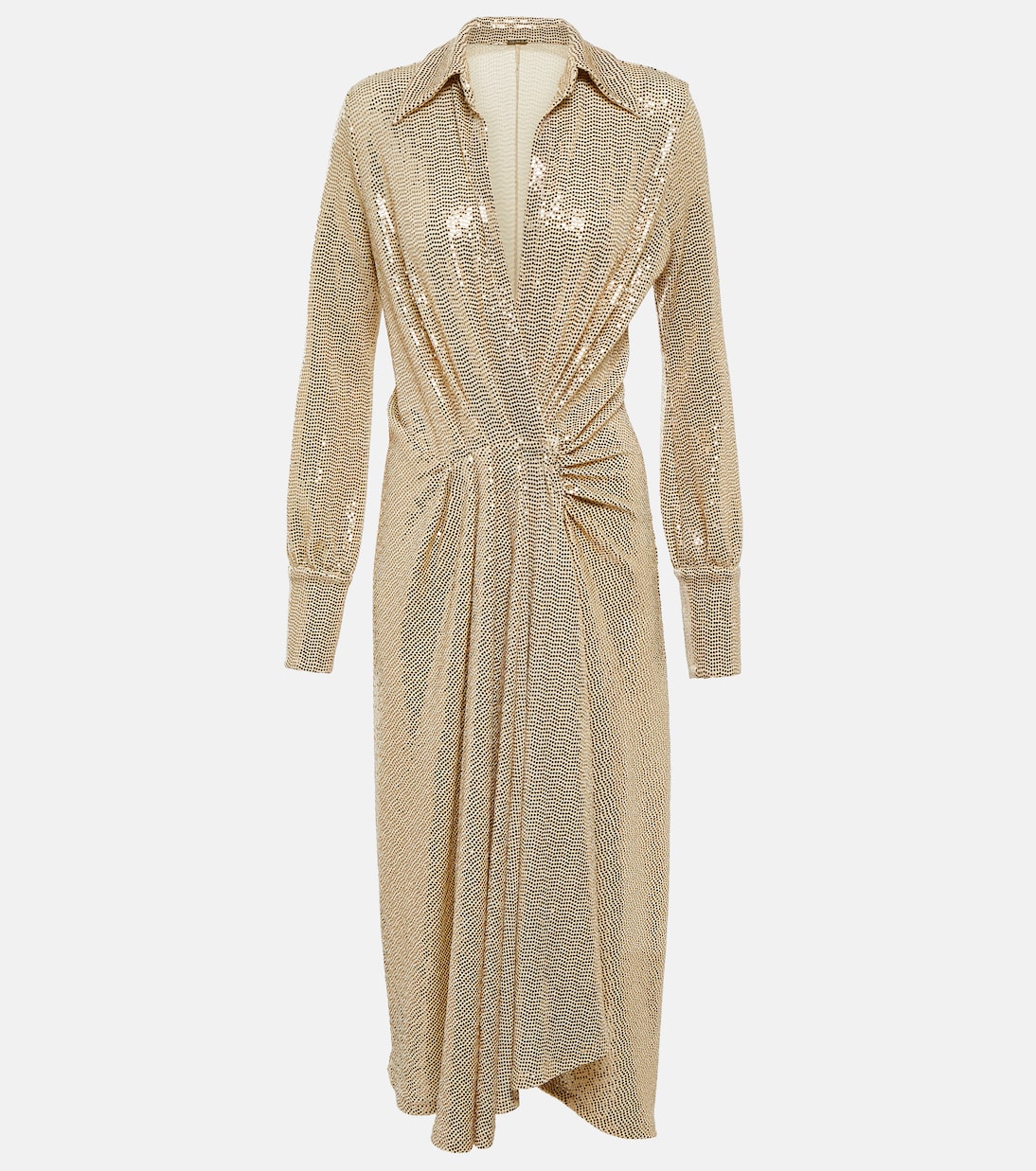 Joelle sequined gathered midi dress | Dodo Bar Or