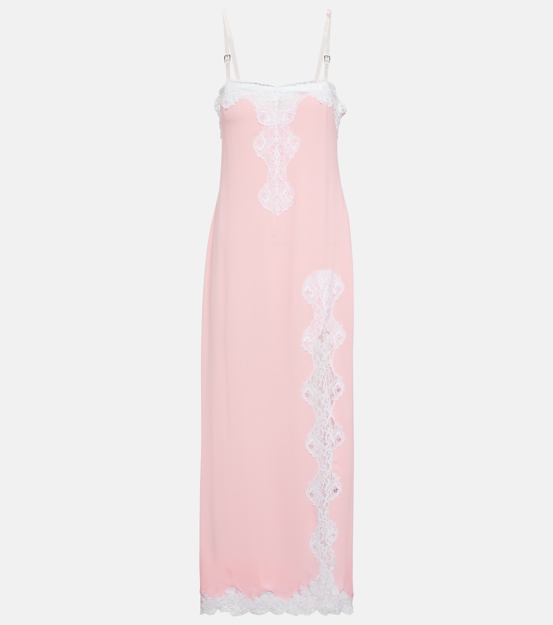 Lace-trimmed maxi slip dress | Christopher Kane